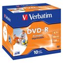 DVD-R Verbatim Printable Jewell Individual 43521