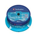CD-ROM VERBATIM AZO TARRINA 25 UNID 43352