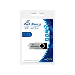 Pen drive Mediarange 4GB 2.0 giro MR907