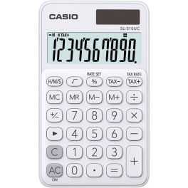 CALCULADORA CASIO SL 310UC WE BLANCA