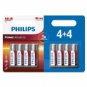 PILA ALCALINA PHILIPS LR6 POWER BL 4+4