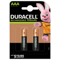 PILA Duracell Recargables HR03 AAA 2 Unidades 900mah