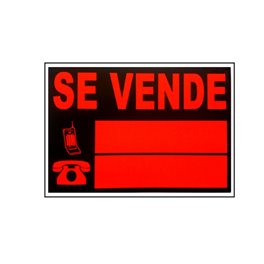 Cartel "Se vende" 70x49