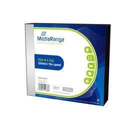  DVD-R Mediarange 16X Caja de 5 unidades MR418