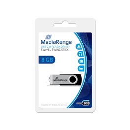 Pen drive Mediarange 8GB 2.0 giro MR908