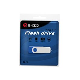 Pen Drive promcionable Enzo 8 GB azul giro