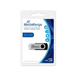 Pen Drive MediaRange 2.0 64GB giro MR912