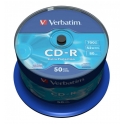 CD-R  Verbatim 80MIN 700MB 52x, 50 unidades 43351