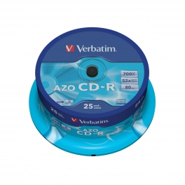 CD-R  Verbatim 80MIN 700MB 52x, 25 unidades 43432