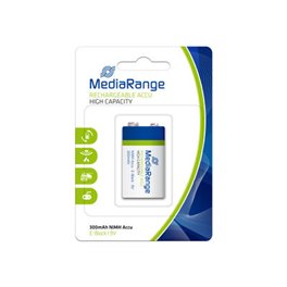 Pila Mediarange recargable HR9V 6LR61 MRBAT124 alta capacidad